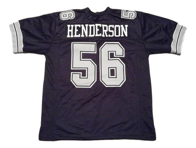 Thomas Henderson CUSTOM STITCHED Unsigned Football Blue Jersey