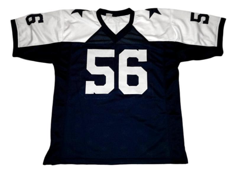 Thomas Henderson CUSTOM STITCHED Unsigned Football Jersey Blue