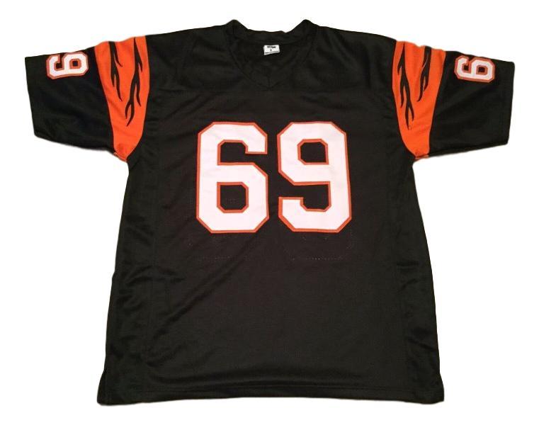 Tim Krumrie CUSTOM STITCHED Unsigned Football Jersey Black