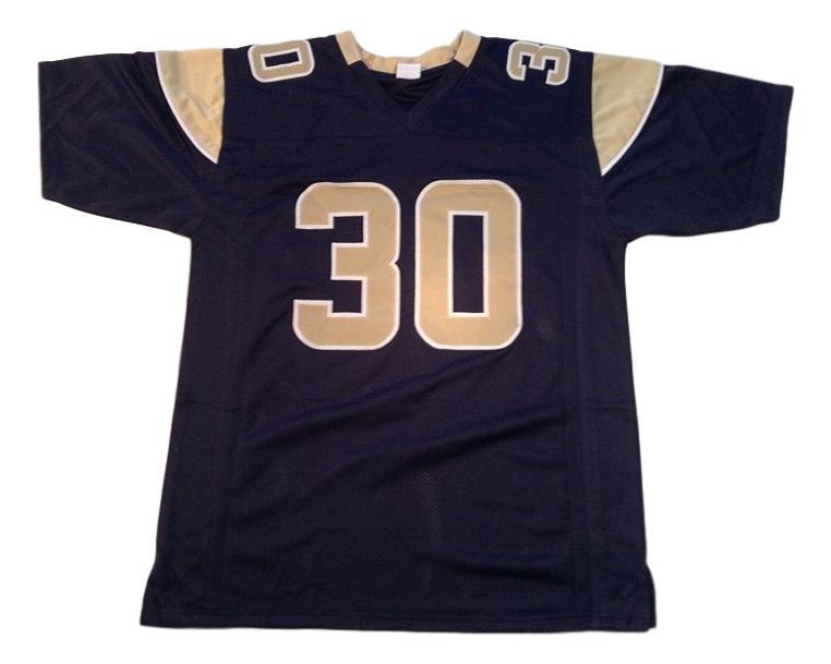 Todd Gurley CUSTOM STITCHED Unsigned Football Blue Jersey