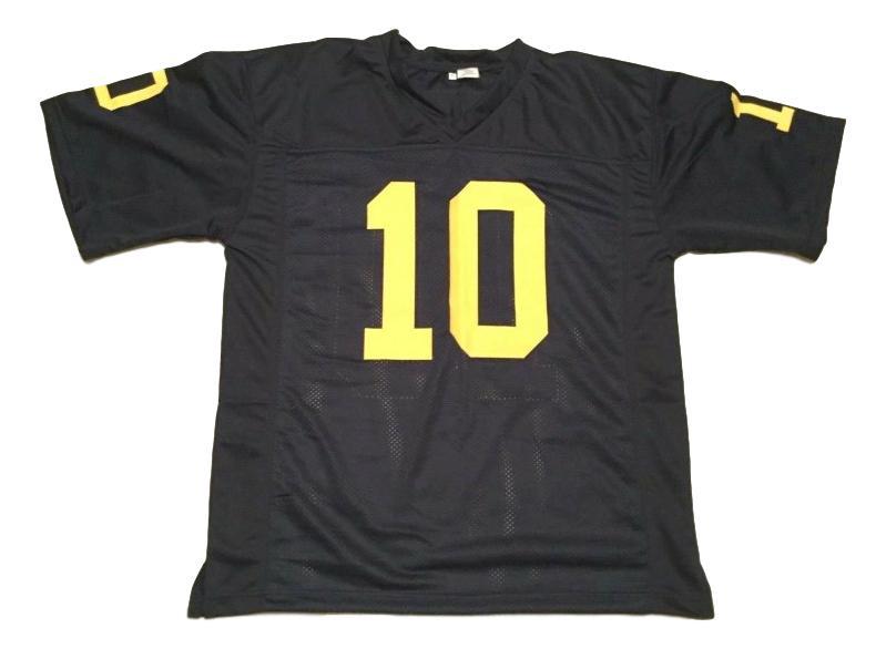 Tom Brady CUSTOM STITCHED Unsigned Football Jersey Blue