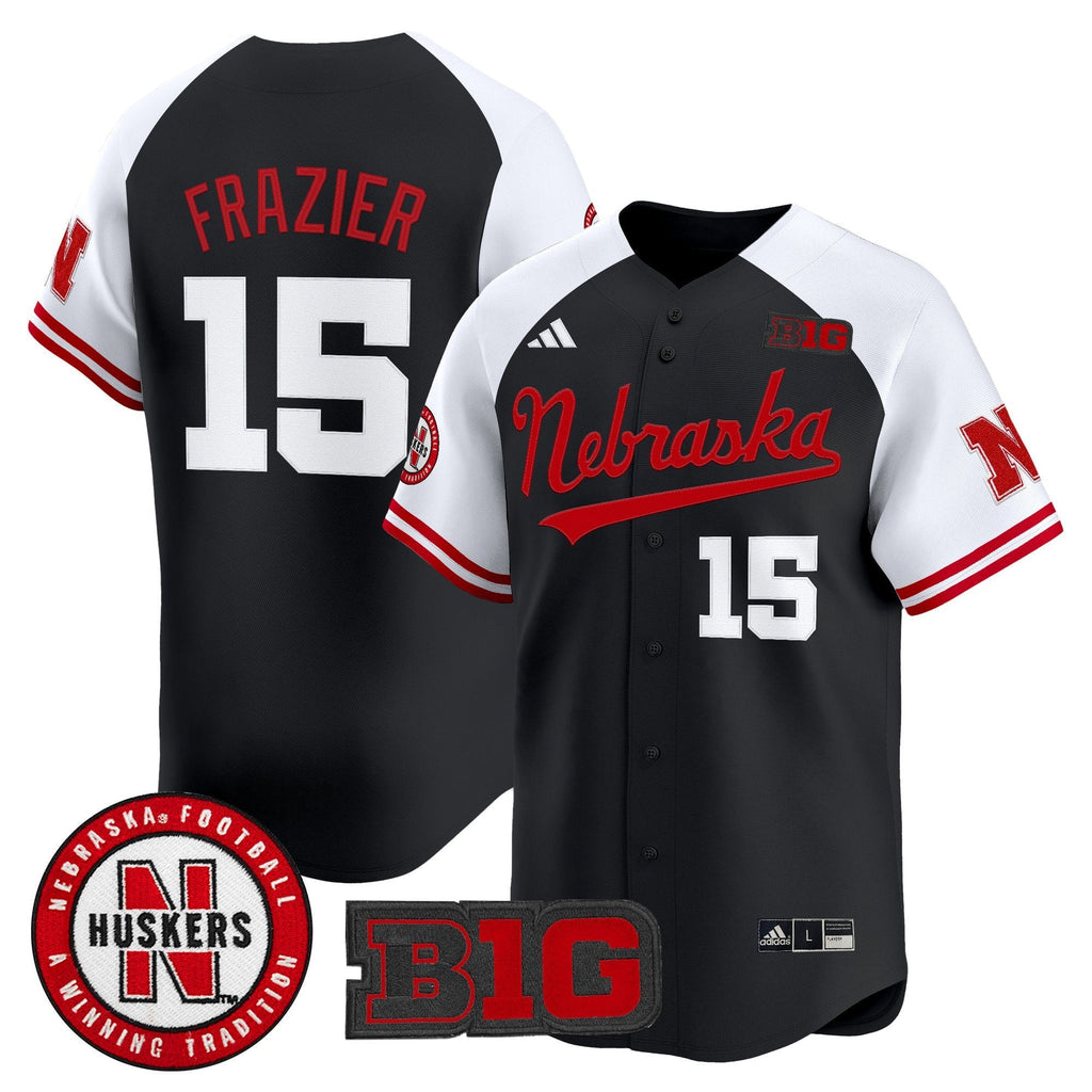 Tommie Frazier Jersey #15 Nebraska Cornhuskers 2025 Vapor Baseball Alternate
