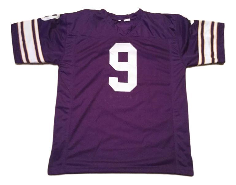 Tommy Kramer CUSTOM STITCHED Unsigned Football Jersey Purple