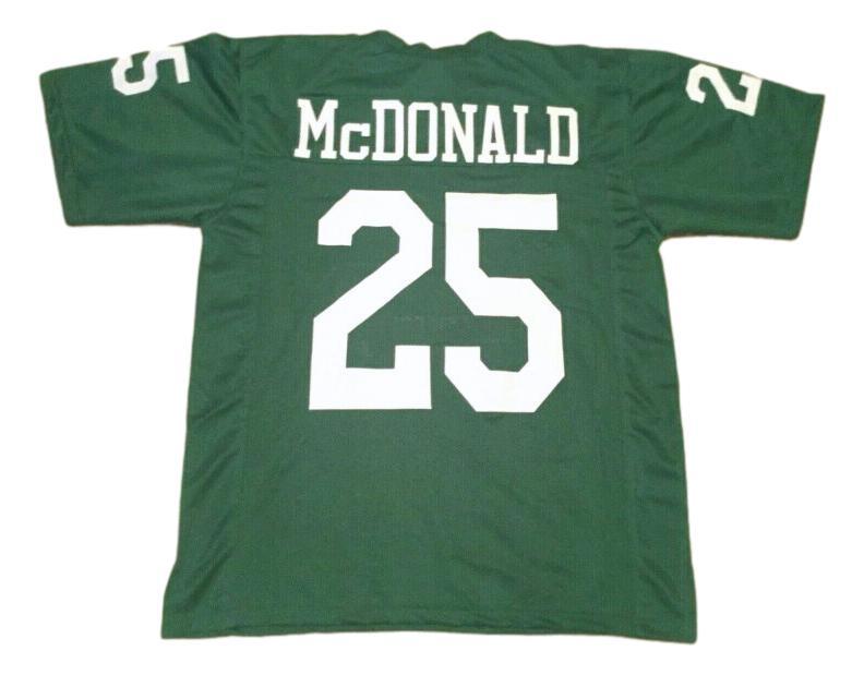 Tommy McDonald CUSTOM STITCHED Unsigned Football Jersey Green