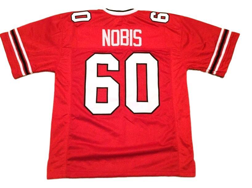 Tommy Nobis CUSTOM STITCHED Unsigned Football Jersey Red