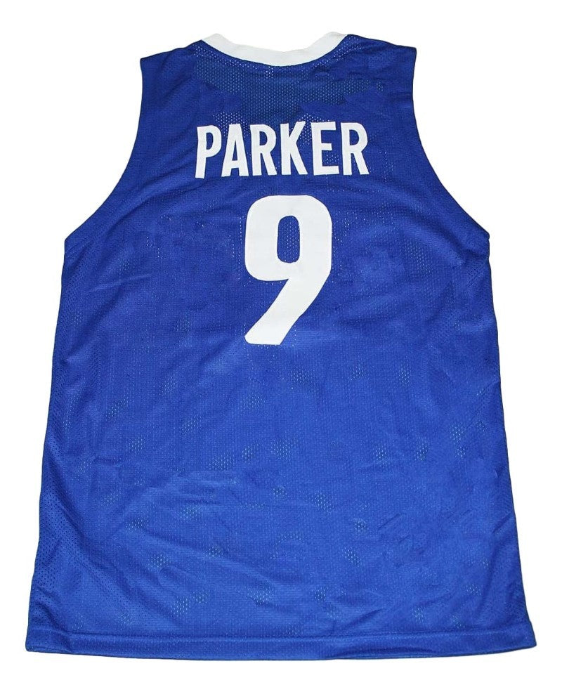 Tony Parker Jersey #9 Team France Basketball Blue
