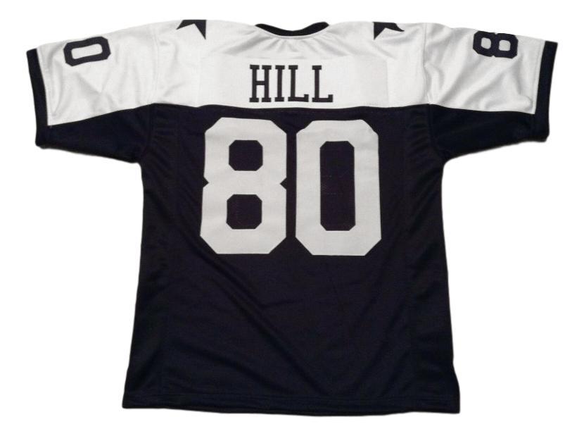 Tony Hill CUSTOM STITCHED Unsigned Football Jersey Blue
