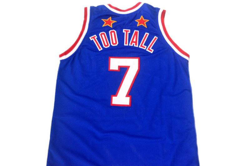 Too Tall Jersey #7 Harlem Globetrotters Basketball Blue