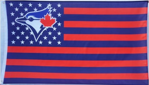 Toronto Blue Jays Flag 3X5Ft Banner USA Polyester with Brass Grommets