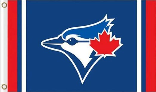 Toronto Blue Jays Flag Baseball 3X5Ft Banner USA Polyester with Brass Grommets