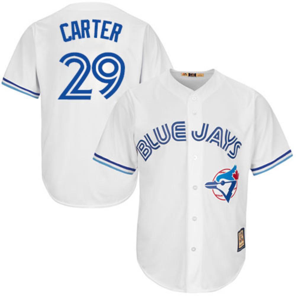 Toronto Blue Jays Joe Carter White Throwback Jersey