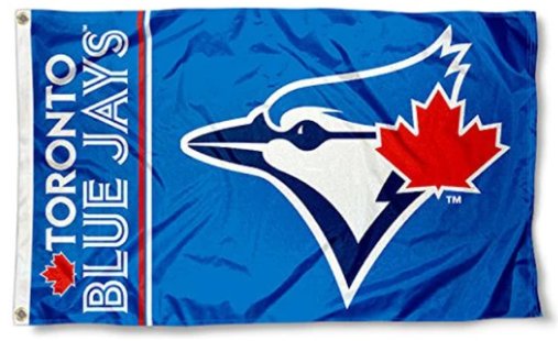 Toronto Blue Jays US Blue Flag 3X5Ft Banner USA Polyester with Brass Grommets