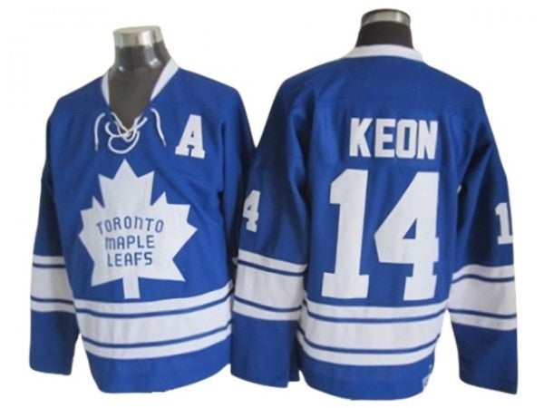 Toronto Maple Leafs #14 Dave Keon 1967 Vintage CCM Jersey - Blue