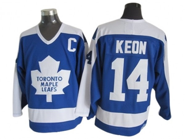 Toronto Maple Leafs #14 Dave Keon 1978 Vintage CCM Jersey - Blue
