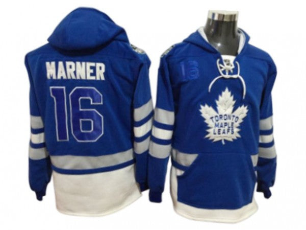 Toronto Maple Leafs #16 Mitchell Marner Hoodie - Blue