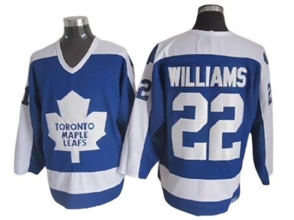Toronto Maple Leafs #22 Tiger Williams 1978 Vintage CCM Jersey - Blue