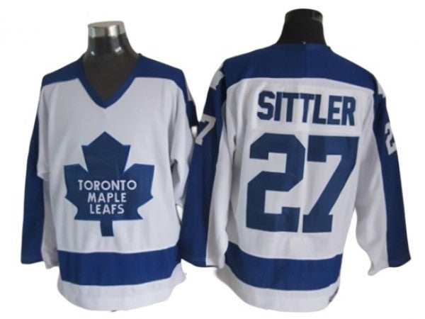 Toronto Maple Leafs #27 Darryl Sittler 1978 Vintage CCM Jersey -White