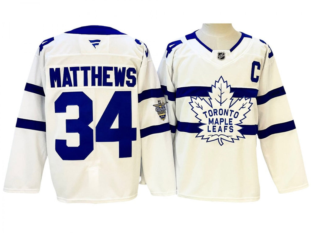 Toronto Maple Leafs #34 Auston Matthews 2018 Stadium Series Jersey - White