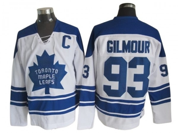 Toronto Maple Leafs #93 Doug Gilmour 1967 Vintage CCM Jersey - White