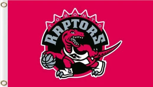 Toronto Raptors Star and Strips Flag 3X5Ft Polyester Banner USA Digital Print