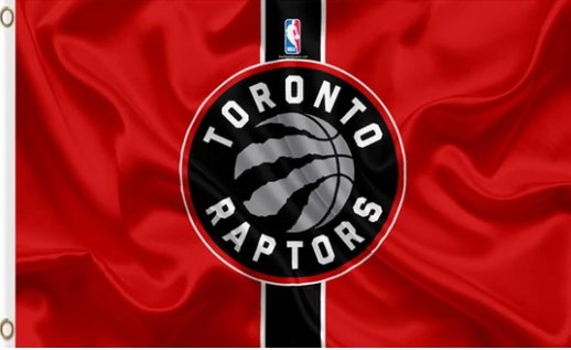 Toronto Raptors Team US Flag 3X5Ft Polyester Banner USA Digital Print