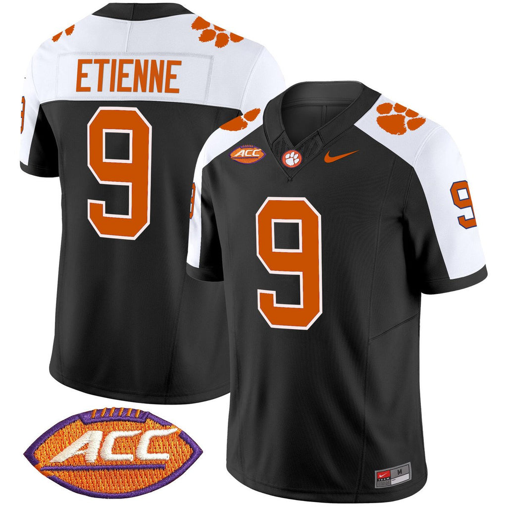 Travis Etienne Jersey #9 Clemson Tigers 2025 Vapor Limited Stitched Black Alter