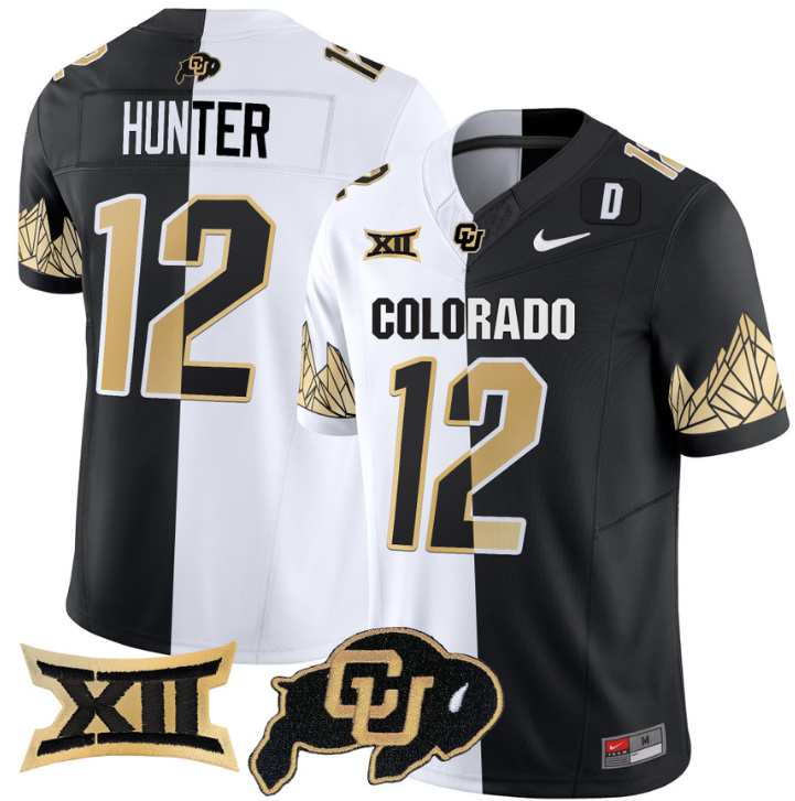 Travis Hunter Jersey #12 Colorado Buffaloes Vapor Limited Football Stripeout