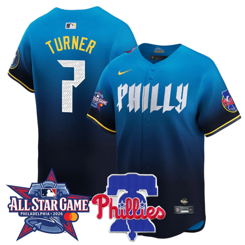 Trea Turner Jersey #7 Philadelphia Phillies 2026 MLB All-Star City Connect