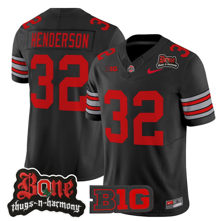 Treveyon Henderson Jersey #32 Ohio State Buckeyes Bone Thugs-N-Harmony Stitched