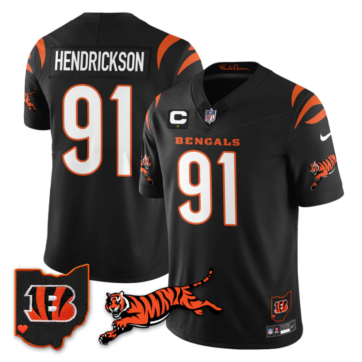 Trey Hendrickson Jersey #91 Vapor 2025 F.U.S.E. Limited All Stitched