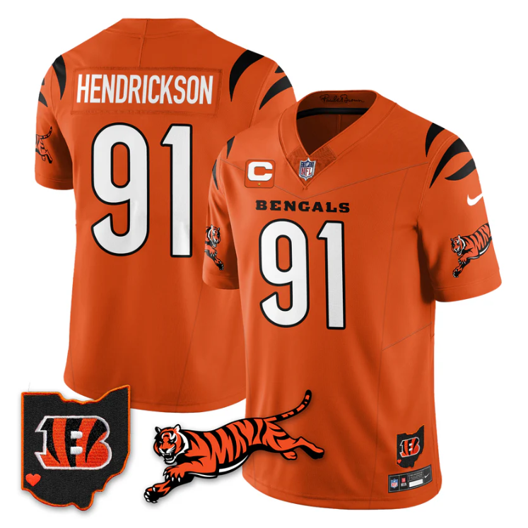 Trey Hendrickson Jersey #91 Vapor 2025 F.U.S.E. Limited All Stitched
