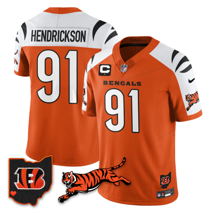 Trey Hendrickson Jersey #91 Vapor 2025 F.U.S.E. Limited All Stitched