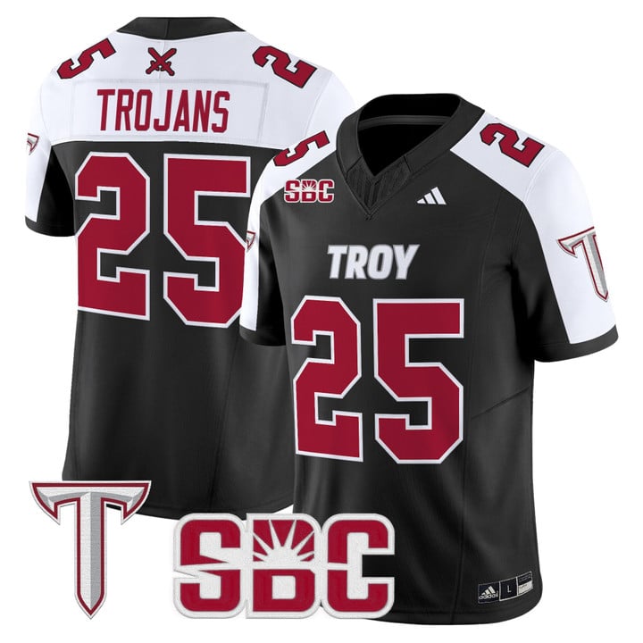 Trojans Jersey #25 Troy Trojans 2025 Vapor Limited Stitched