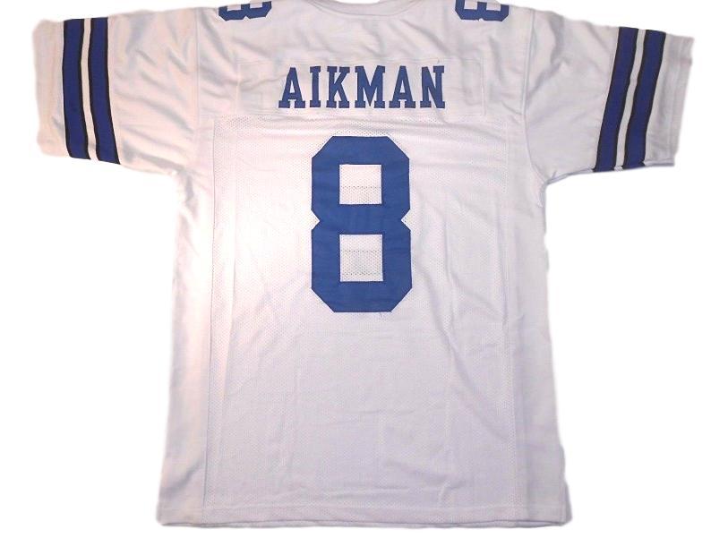 Troy Aikman CUSTOM STITCHED Unsigned Football Jersey White