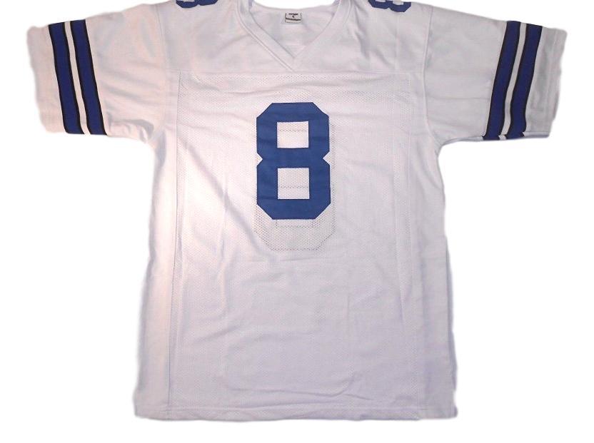 Troy Aikman CUSTOM STITCHED Unsigned Football Jersey White