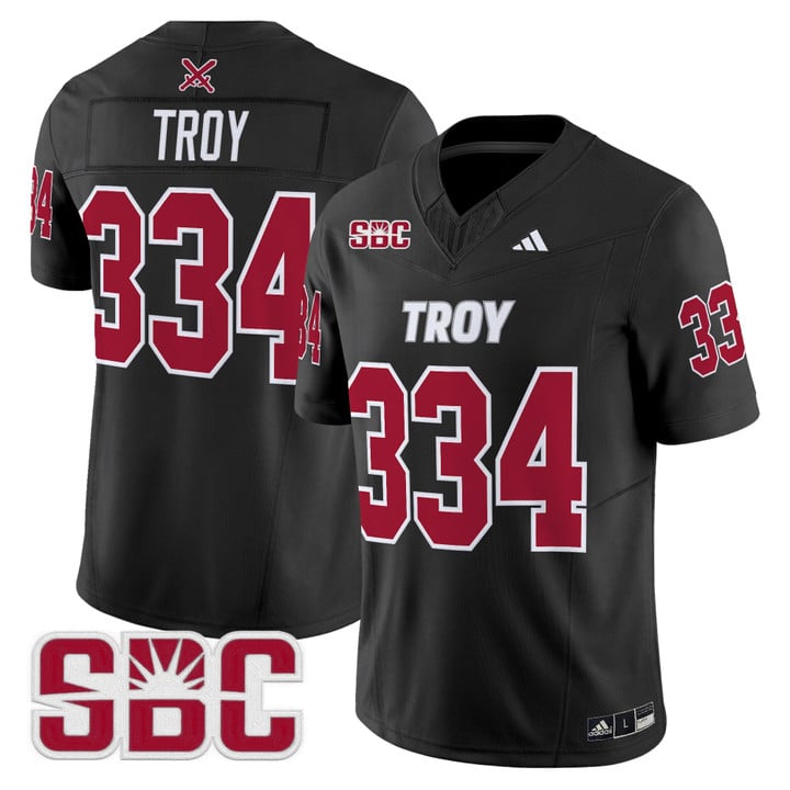 Troy Jersey #334 Troy Trojans 2025 Vapor Limited Stitched