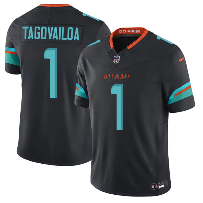 Tua Tagovailoa Jersey #1 Vapor F.U.S.E. Football Limited Rivalry Series Stitched