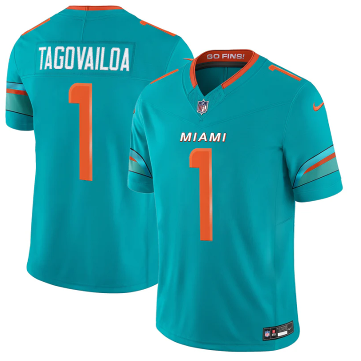 Tua Tagovailoa Jersey #1 Rivalries 2025 Vapor Limited Stitched