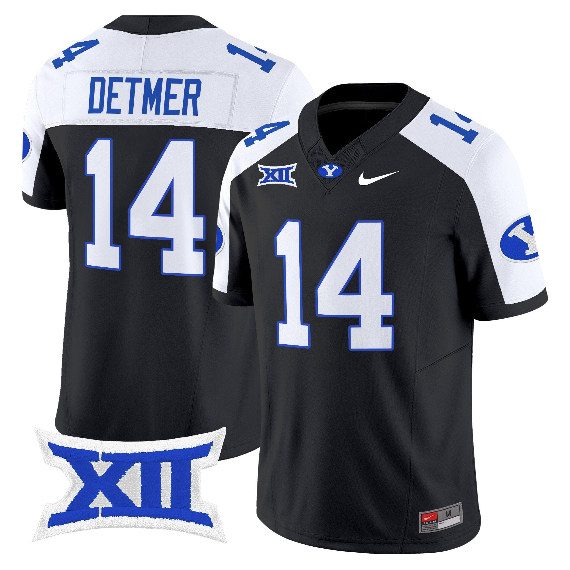 Ty Detmer Jersey #14 BYU Cougars 2025 Vapor Limited Stitched Royal Alternate