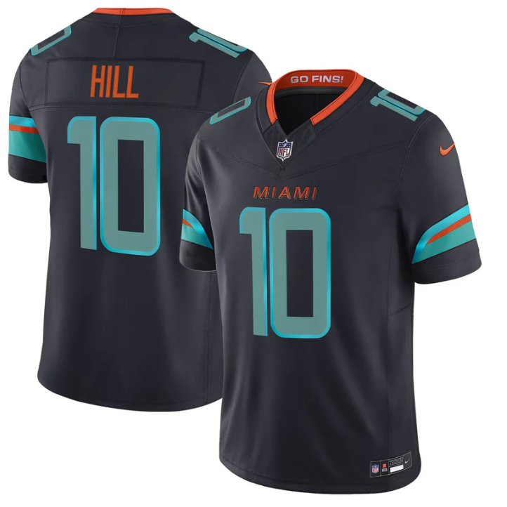 Tyreek Hill Jersey #10 Rivalries 2025 Vapor Limited Stitched
