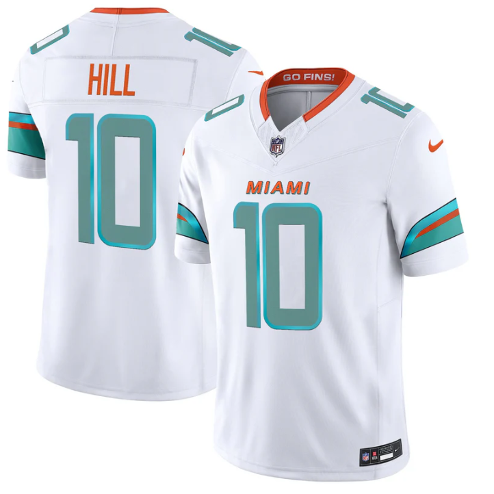 Tyreek Hill Jersey #10 Rivalries 2025 Vapor Limited Stitched