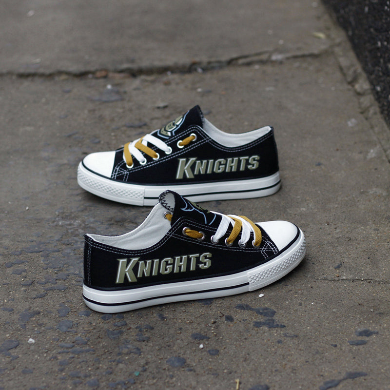 UCF Knights Limited Print NCAA College Students Low Top Canvas Shoes Sport Sneakers