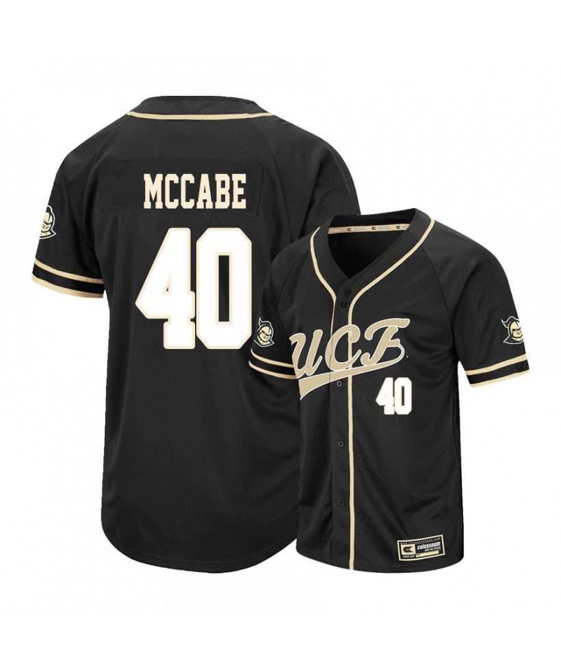 UCF Knights 40 Ben McCabe Black College Baseball Jersey