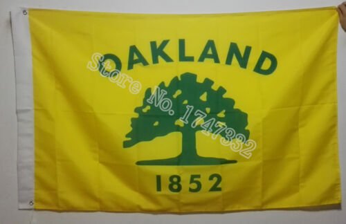 USA California Oakland city Flag 3x5ft