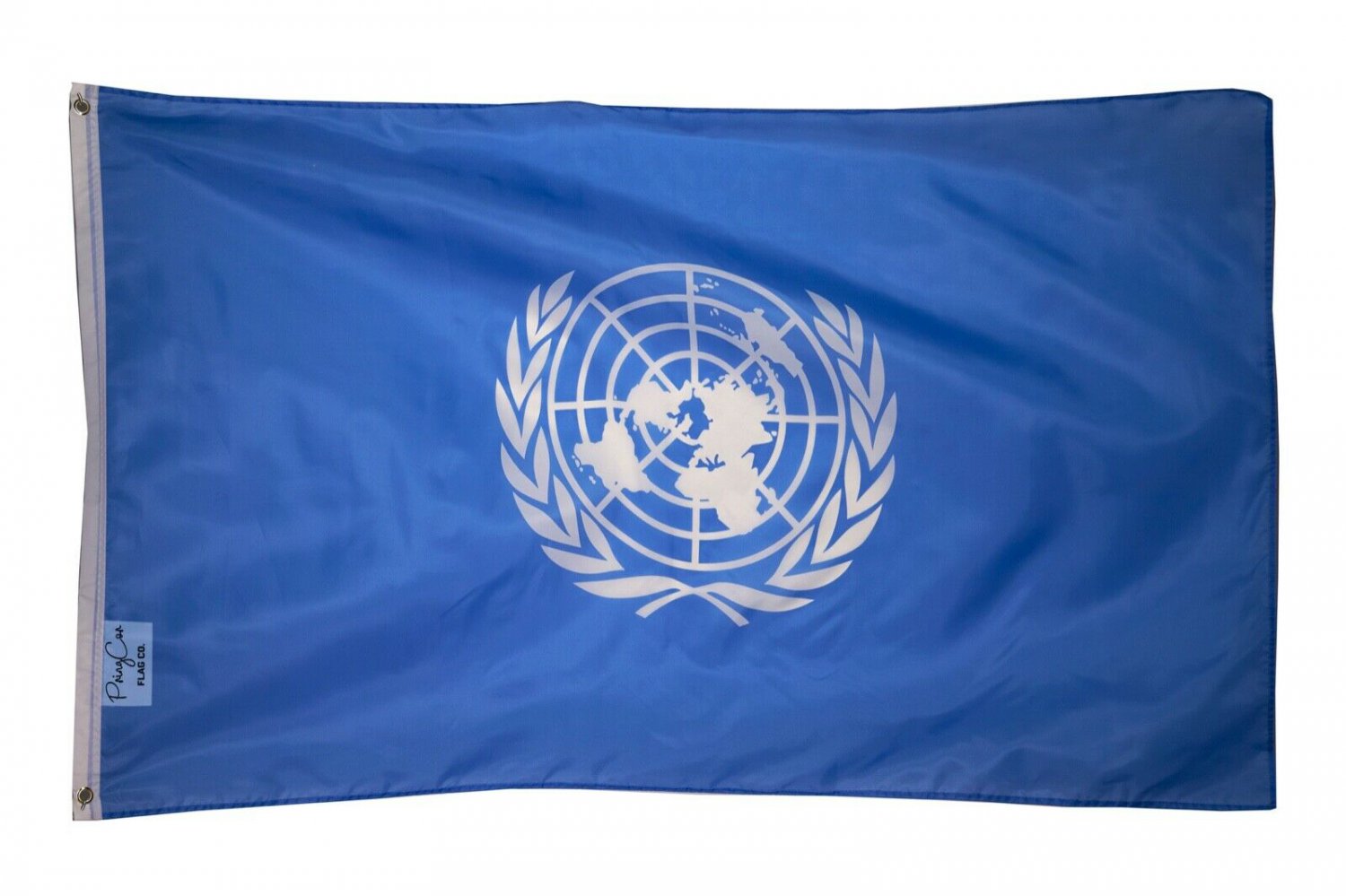 United Nations (UN) Flag Banner 3x5FT Polyester NEW World USA History Classroom