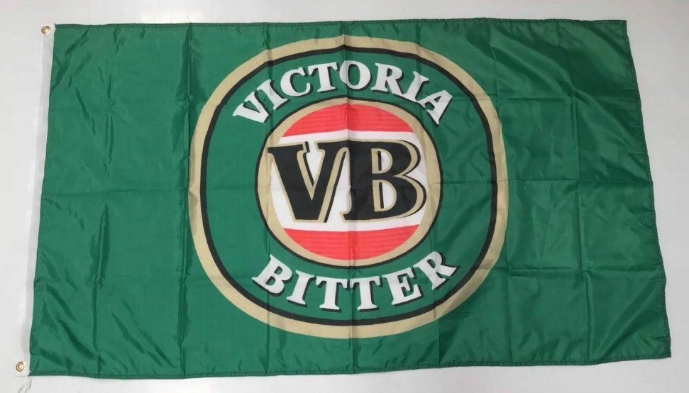 VB Victoria Bitter Style 1 Banner Flag Man Cave Slab Alcohol Bottle Collectible 3x5ft