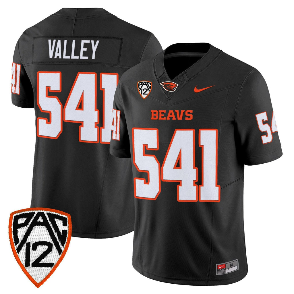 Valley Jersey #541 Oregon State Beavers 2025 Limited Stitched Black
