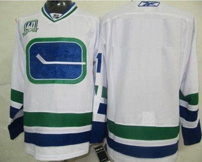 Vancouver Canucks Customized White Third Jersey
