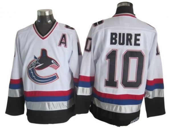 Vancouver Canucks #10 Pavel Bure 2005 Vintage CCM Jersey -White