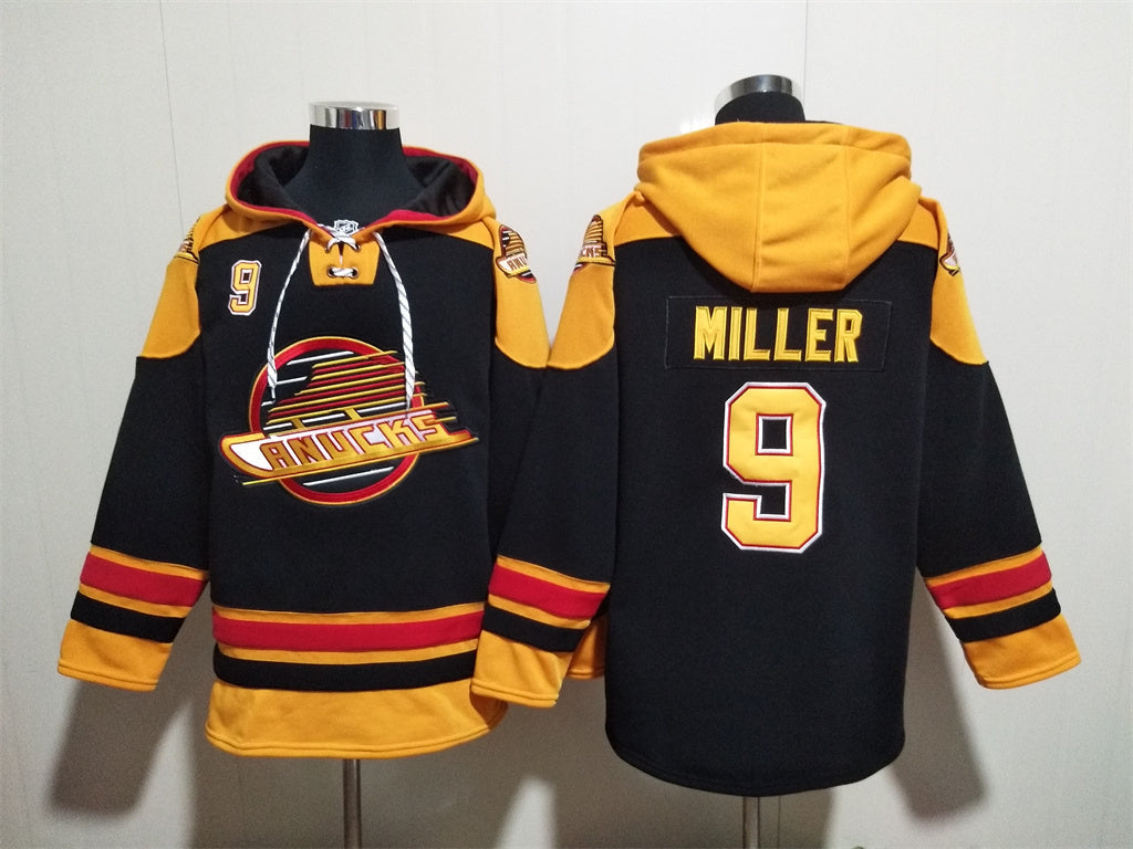 Vancouver Canucks #9 J.T. Miller Pullover Hoodie